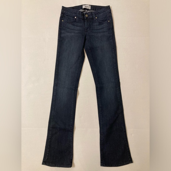 PAIGE | Women’s Denim Dark Wash Bootcut Jeans - Picture 2 of 13